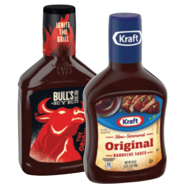 Kraft or Bull's-Eye BBQ Sauce