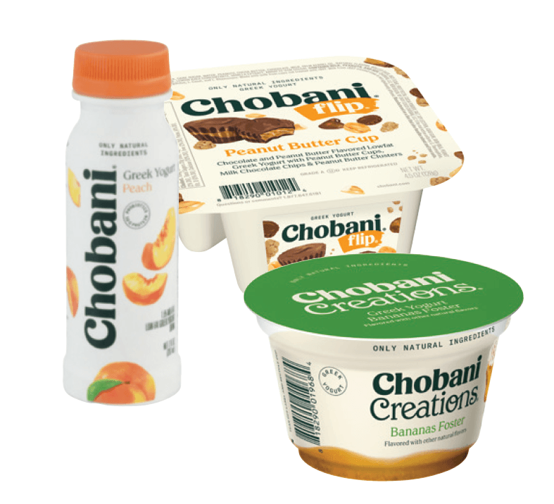 Chobani Drinks, Shakes, Flips or Creations Greek Yogurt