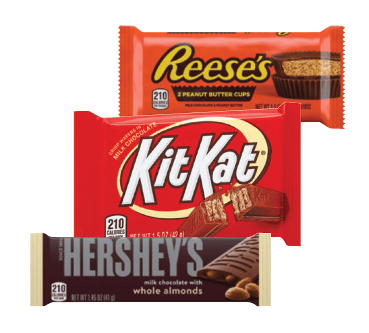 Hershey’s Single Serving Size Full Size Candy