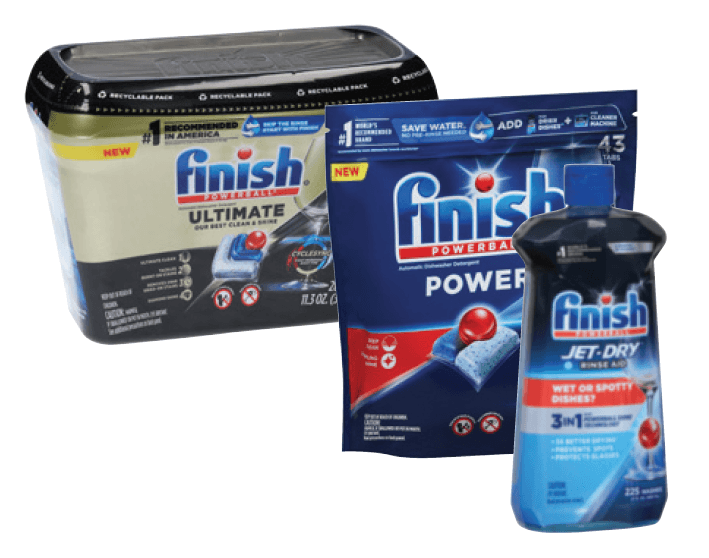 Finish 43 ct. Power or 28 ct. Ultimate Dishwasher Tablets