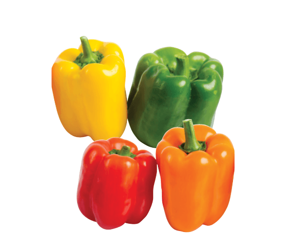 None Green, Yellow, Red or Orange Bell Peppers