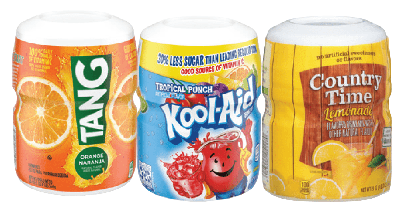 Country Time, Tang or Kool-Aid Drink Mix