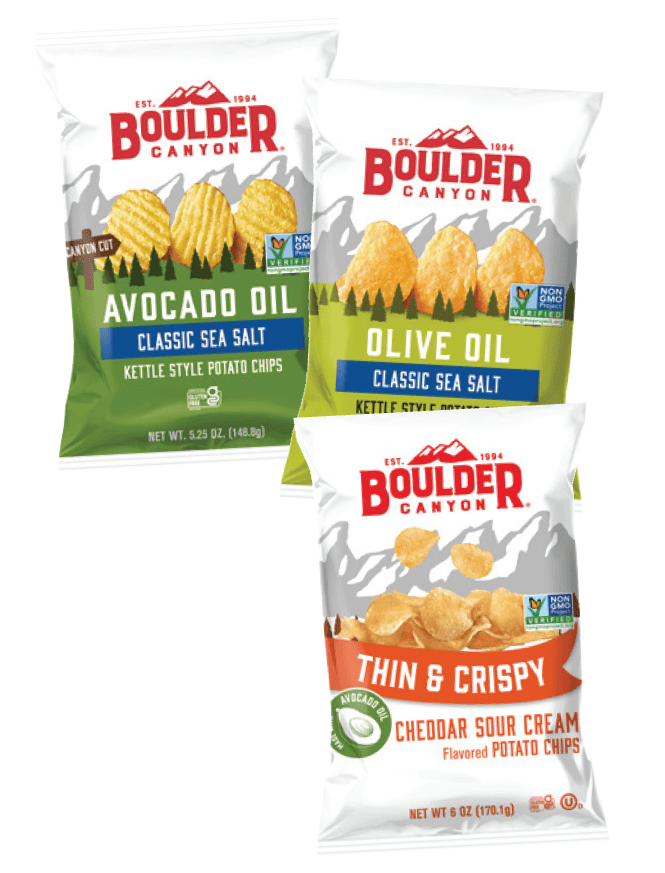 Boulder Canyon Potato Chips or Poppers