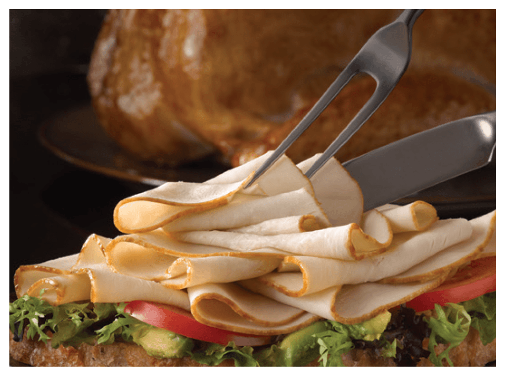Kretschmar "Sliced Fresh" Off the Bone Bacon Encrusted or Lower Sodium Oven Roasted Turkey Breast