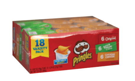 Pringles Variety Pack Potato Crisps